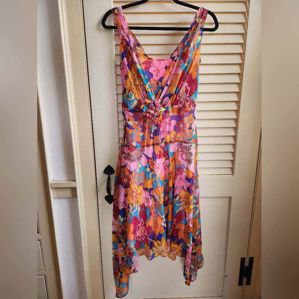 Vintage David Meister Floral Dress